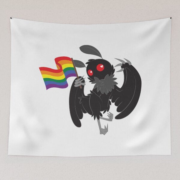 Item preview, Mothman - Gay Pride designed and sold by Andrenesh.