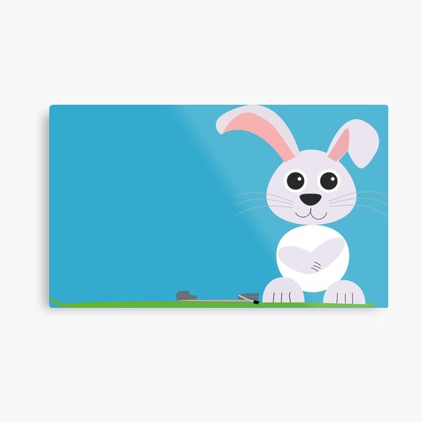 Bunny Rabbit skiing animal wall artl poster art gift 13x19 GLOSSY PRINT Bunny Rabbit skiing animal wall artl poster art gift 13x19 GLOSSY PRINT