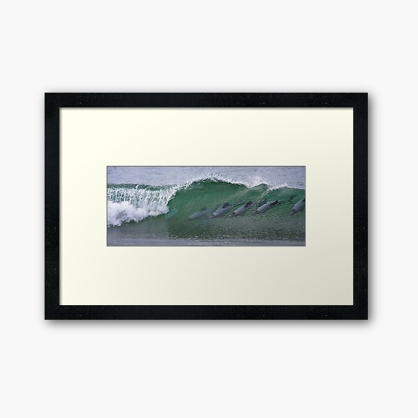 Surfing in Heaven Framed Art Print