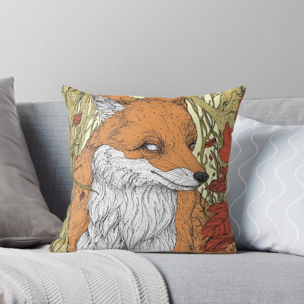 Item preview, Forest friends - fox, art nouveau style designed and sold by martasketches.