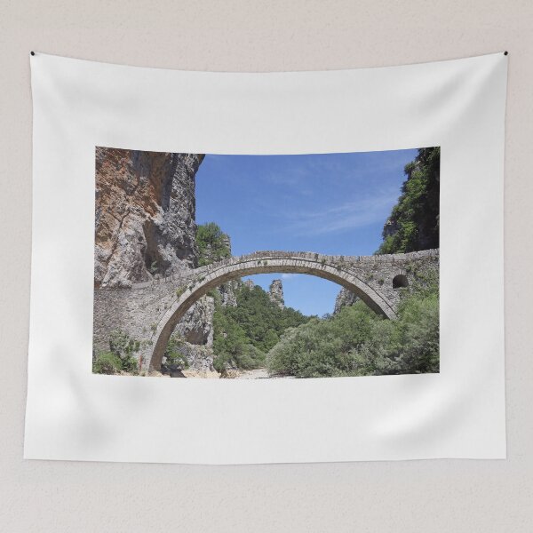 Item preview, Kokkori arched stone bridge landmark Zagoria Greece designed and sold by goceris.