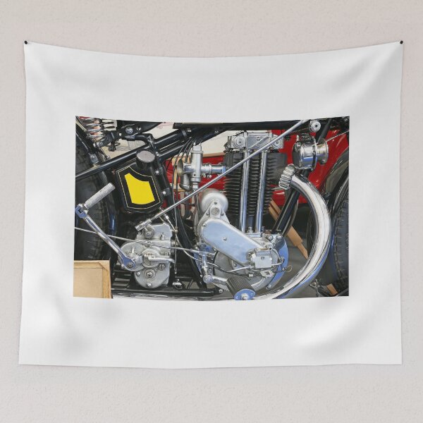Item preview, old motorcycle engine detail vintage designed and sold by goceris.