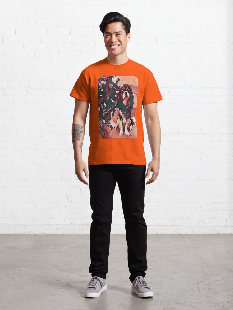 Alternate view of Cavalier King Charles Spaniel Christmas Tree Classic T-Shirt