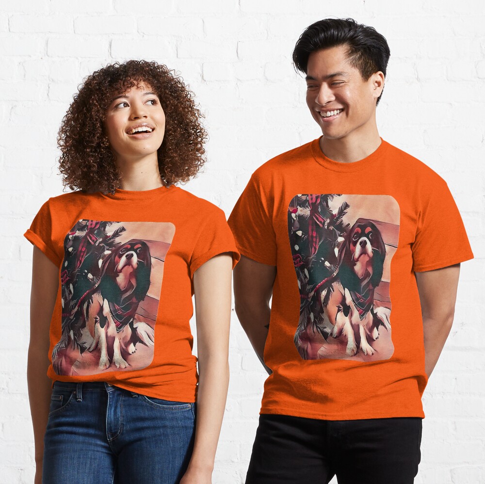 Cavalier King Charles Spaniel Christmas Tree Classic T-Shirt