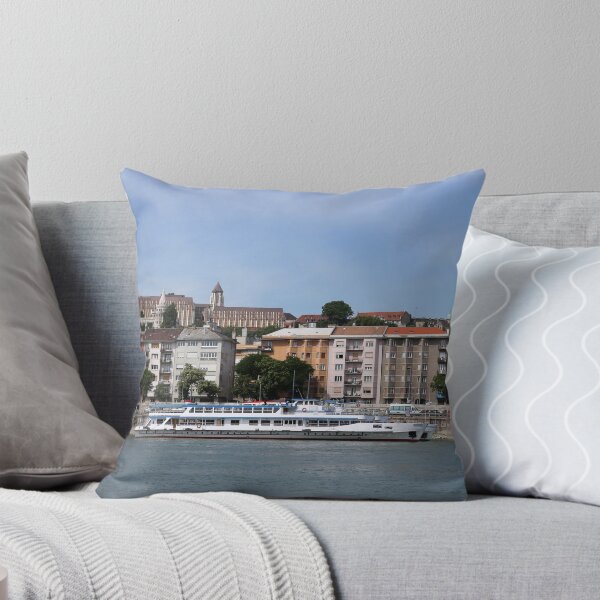 Item preview, Fisherman bastion and old buildings Danube riverside Budapest designed and sold by goceris.