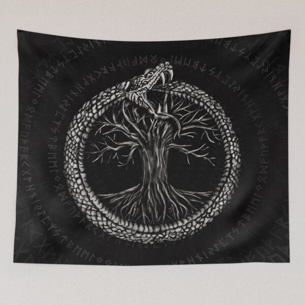 Aperçu de l'œuvre Ouroboros avec Arbre de Vie créée et vendue par Nartissima.