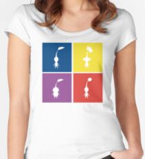 Pikmin Blocks Women's Fitted Scoop T-Shirt