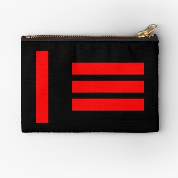 Pride HUMAN Zipper Wallet. Pride Wallet With Gold Zipper 