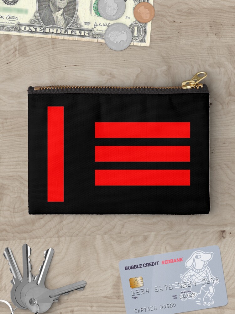 Thumbnail 3 of 4, Zipper Pouch, Master Slave BDSM Fetish Pride Flag designed and sold by allhistory.