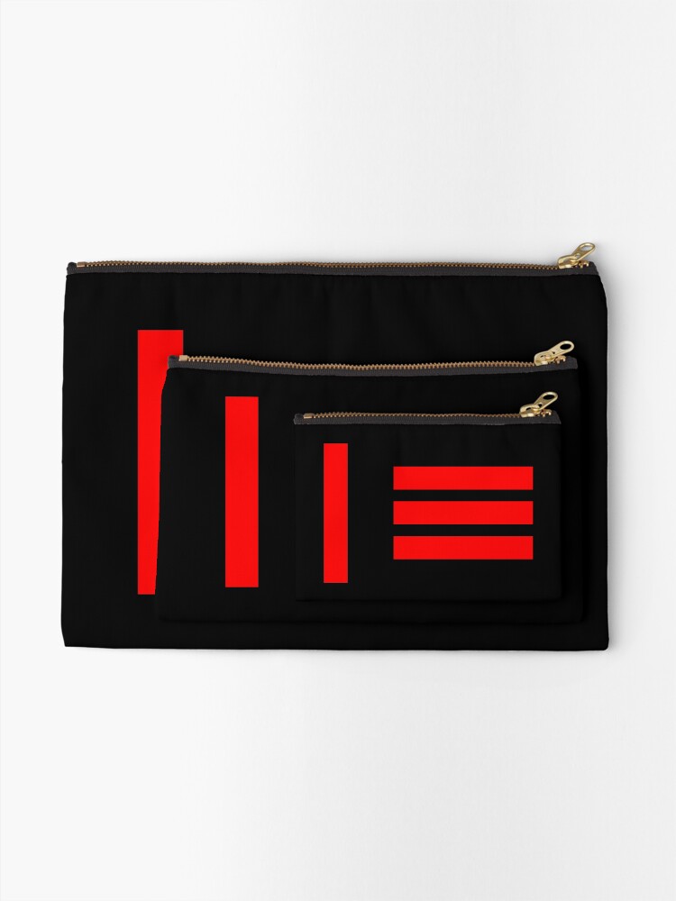 Thumbnail 2 of 4, Zipper Pouch, Master Slave BDSM Fetish Pride Flag designed and sold by allhistory.