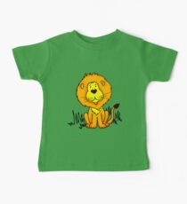 Cute Little Lion graphic drawing Baby Tee