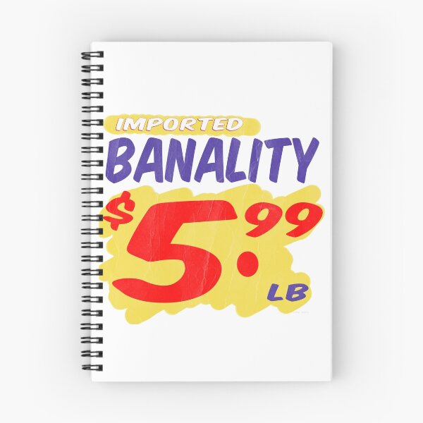 Item preview, Imported Banality Supermarket Sale Sign designed and sold by peanutroaster.