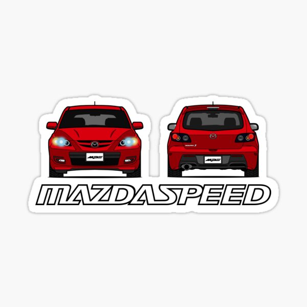 Mazdaspeed 3 Stickers for Sale