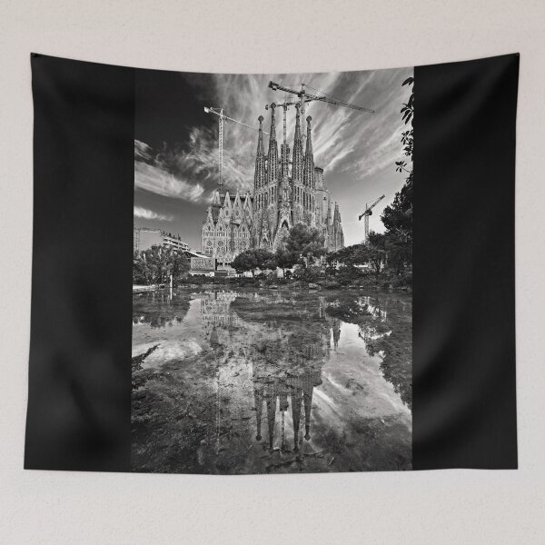 Item preview, La Sagrada Familia en blanco y negro designed and sold by Hercules Milas.