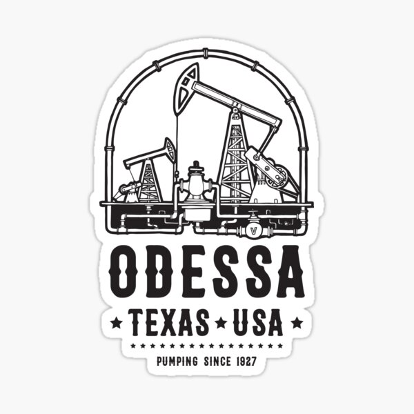 "Odessa, Texas, USA" Sticker for Sale by dmitrysytnikov Redbubble