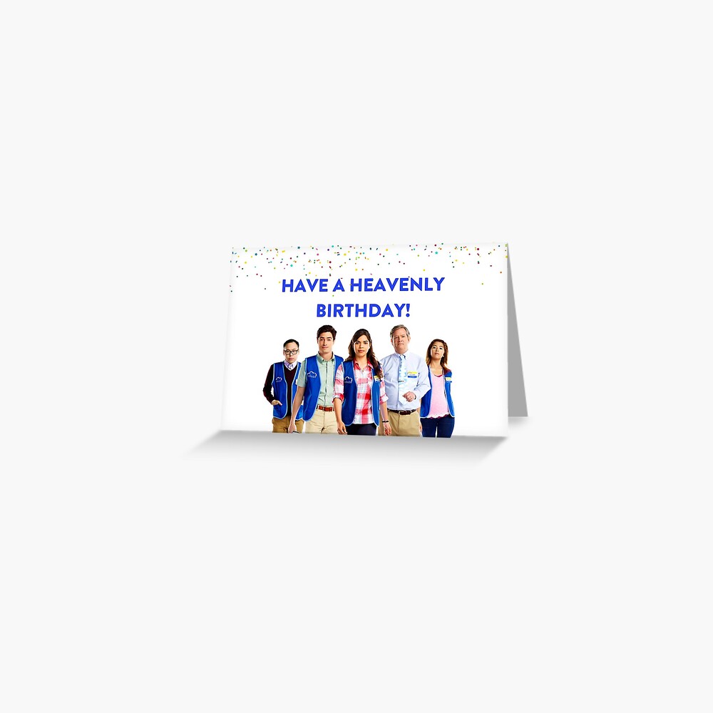 Superstore Tv Series Cloud 9 Store Number 1217 Funny Birthday Card