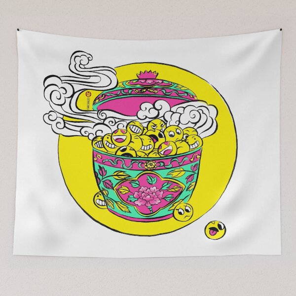 Item preview, PERANAKAN EMOJI White designed and sold by HEADMADE-TV.