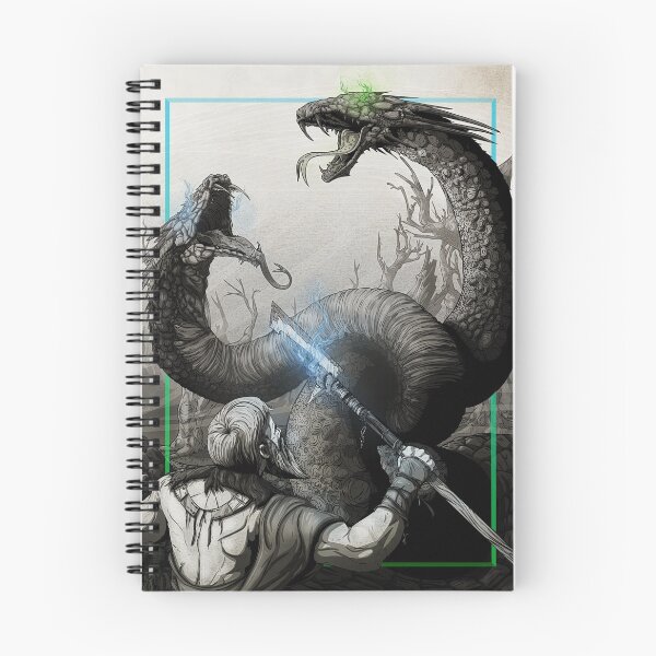Aperçu de l'œuvre Shaman Snake Fight créée et vendue par Mann Made Illustration.