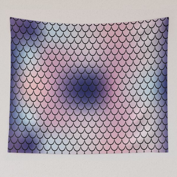 Item preview, Iridescent Hologram Pastel Mermaid designed and sold by famenxt.