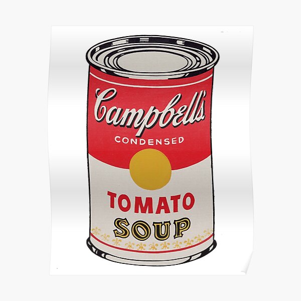 Campbell soup - Andy Warhol Poster