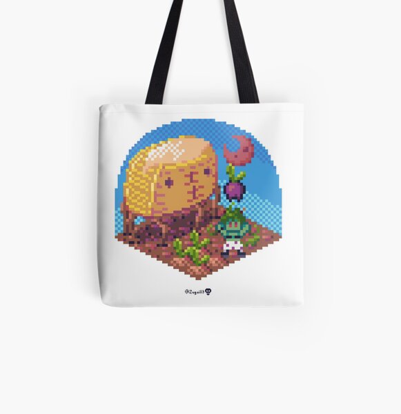 Phylla Harvest Moon Cube All Over Print Tote Bag