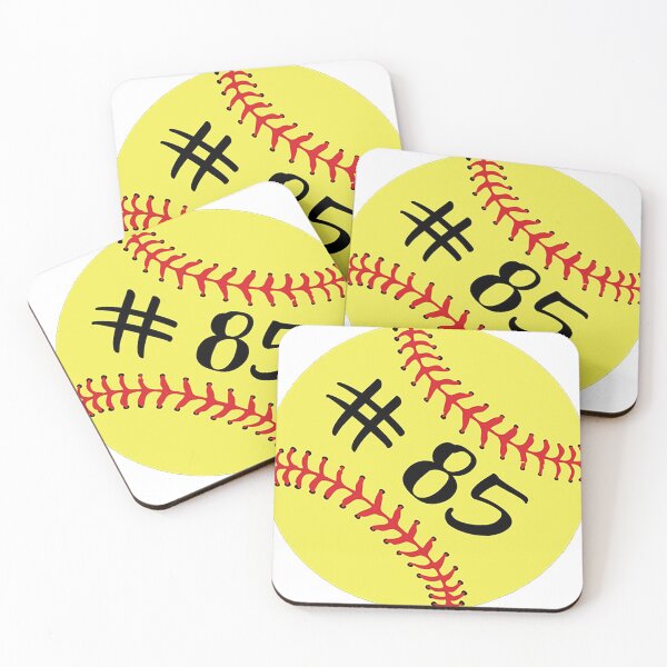 Item preview, Softball Player Jersey No 85 Back Number #85 Ball Sport Sticker Gift designed and sold by theshirtinator.
