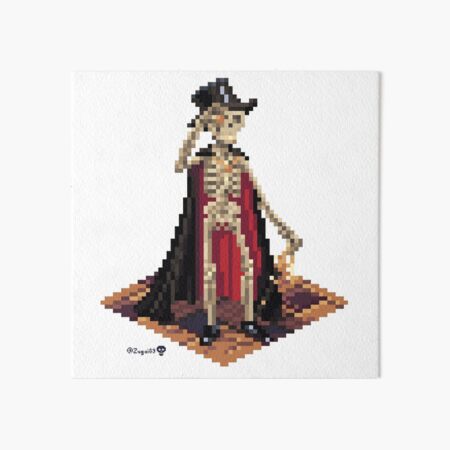 Vincent, Prince of the Underdark - Skeleton Cube Art Board Print