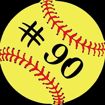 TeeCreations Baseball Number 24 #24 Baseball Shirt Jersey Favorite Player Biggest Fan Sticker