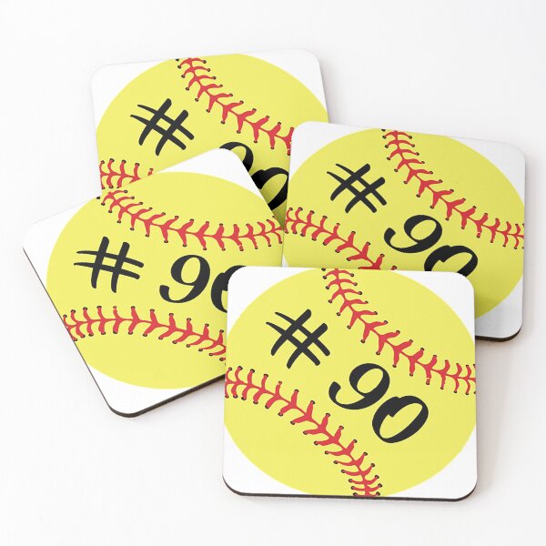 Item preview, Softball Player Jersey No 90 Back Number #90 Ball Sport Sticker Gift designed and sold by theshirtinator.