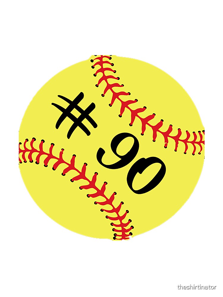 TeeCreations Baseball Number 96 #96 Baseball Shirt Jersey Favorite Player Biggest Fan Sticker