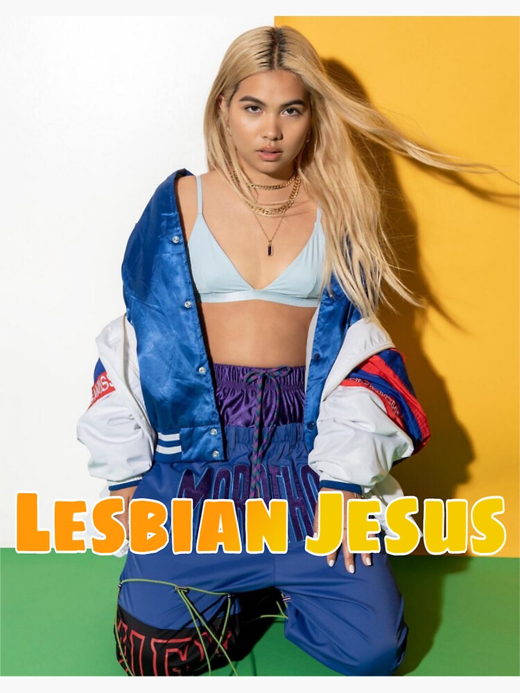 Hayley Kiyoko Lesbian Jesus Sticker By Juletuerk Redbubble