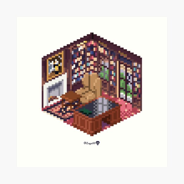 Office Cube Art Print
