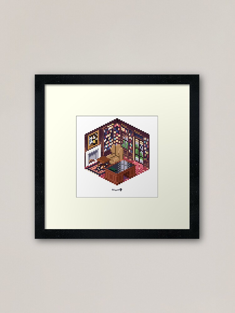 Alternate view of Office Cube Framed Art Print