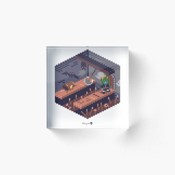 Phylla Dungeon Cube Acrylic Block