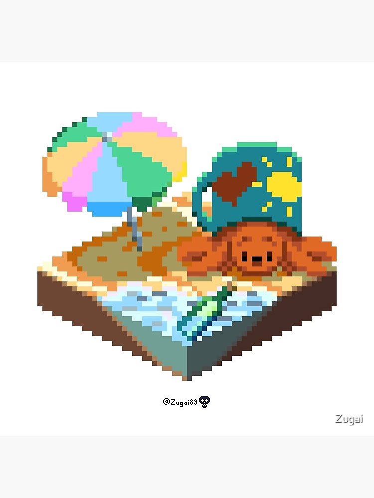 Crabby on the Beach Cube by Zugai