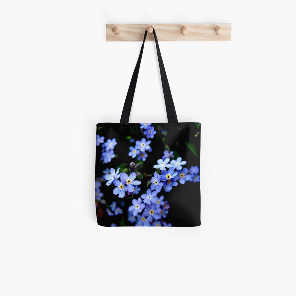 Forget Me Not Flowers Tote Bag By Raffaellolove Redbubble