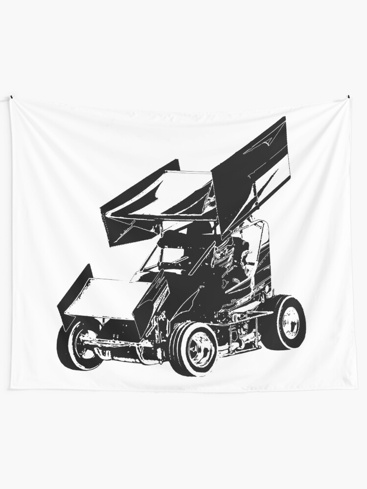 Micro 600 Sprint Car Tapestry By Chasvit088 Redbubble