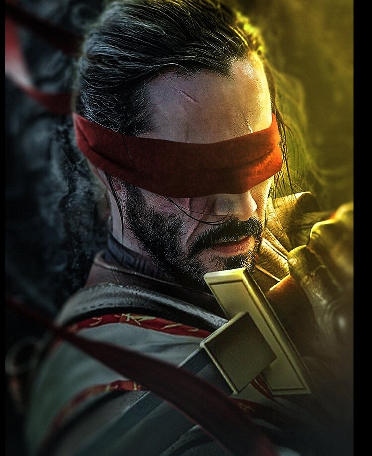 Keanu Reeves as Kenshi From Mortal Kombat XI iPad Case Skin