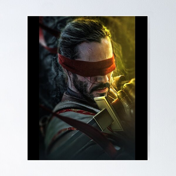 Artikel-Vorschau von Keanu Reeves als Kenshi von Mortal Kombat XI, designt und verkauft von Combat Design.