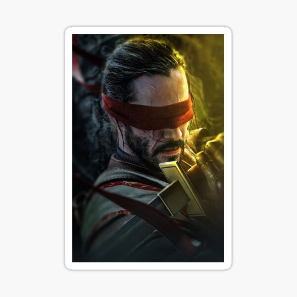 Artikel-Vorschau von Keanu Reeves als Kenshi von Mortal Kombat XI, designt und verkauft von Combat Design.