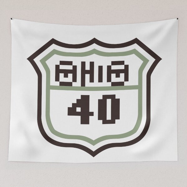 Item preview, Crazed Ohio 40 Sign designed and sold by joshcartoonguy.
