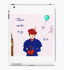 Mary Poppins "Es geht nirgendwo hin, aber auf" iPad-Hülle & Klebefolie