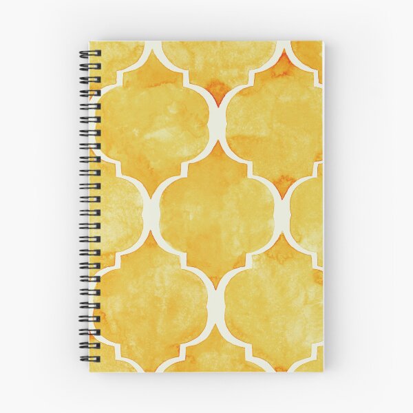 Item preview, Golden quatrefoil pattern in watercolour designed and sold by Bonheurem.