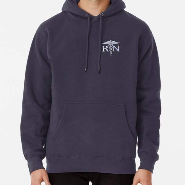 Registered Nurse Medical Caduceus Pullover Hoodie