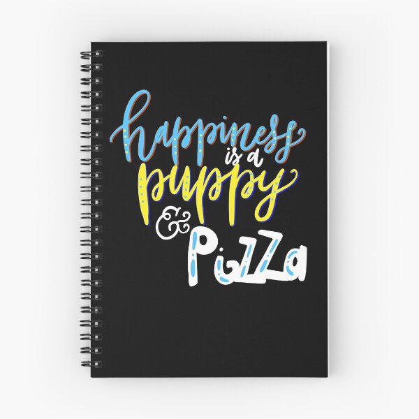 Item preview, Happiness is a Puppy and Pizza Dog  designed and sold by PhantomDesign.