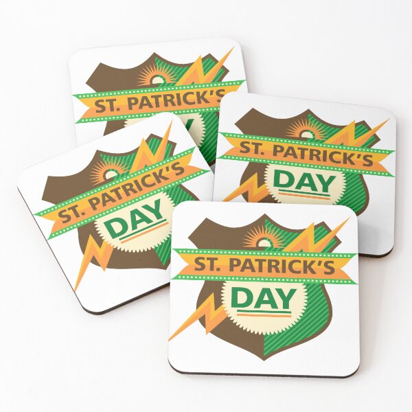 Item preview, St Patrick's Day Modern Shamrock Green Irish designed and sold by livianasgifts.
