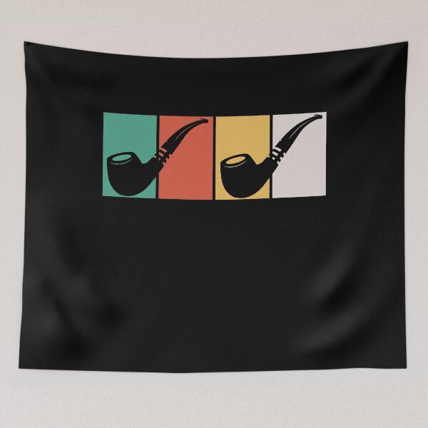 Item preview, Retro Pipe Smoker Smoking Smoke designed and sold by 4tomic.