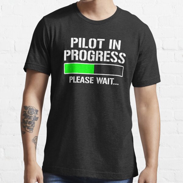 Newest Fashion Tops Summer Cool Funny T-Shirt Airplane Pilot Shirt