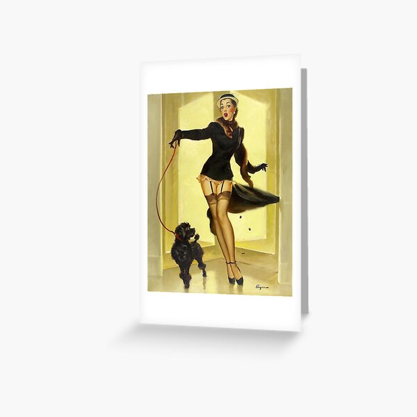 Item preview, Vintage Gil Elvgren Pin Up Girl designed and sold by RBEnt.