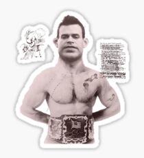 Brown Champion Sticker